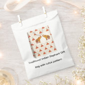 Traditionelle indische Elefantengeschenktasche Geschenktütchen (Ausgeschnitten)