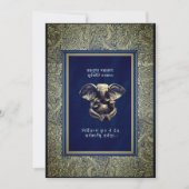 Traditionelle indische Hochzeitskarte Einladung (Vorderseite)