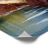 Traditionelle indische Kultur mit unserem Teepee Poster (Ecke)