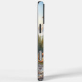 Traditionelle indische Teepee Nature Scene Digi Case-Mate iPhone Hülle (Rückseite / Rechts)