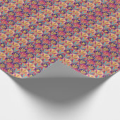 Traditionelle indische TextilIllustration Geschenkpapier (Ecke)