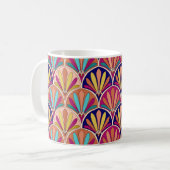 Traditionelle indische TextilIllustration Kaffeetasse (Vorderseite Links)