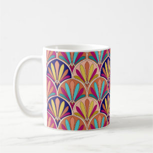 Traditionelle indische TextilIllustration Kaffeetasse