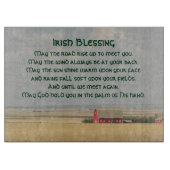 Traditionelle irische Blessing Golden Weizen Field Schneidebrett (Vorderseite)