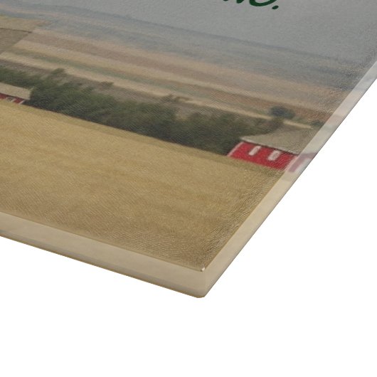 Traditionelle irische Blessing Golden Weizen Field Schneidebrett (Ecke)