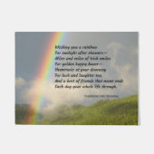 Traditionelle irische Segen-Fußmatte Fußmatte (Vorderseite)