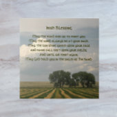 Traditionelle irische Segen Landschaft der Ackerla Fliese