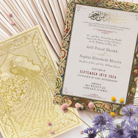 Traditionelle islamische gelbe Hochzeit