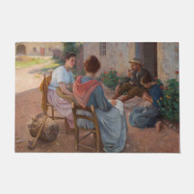 Traditionelle italienische Familie (Vintag Italien