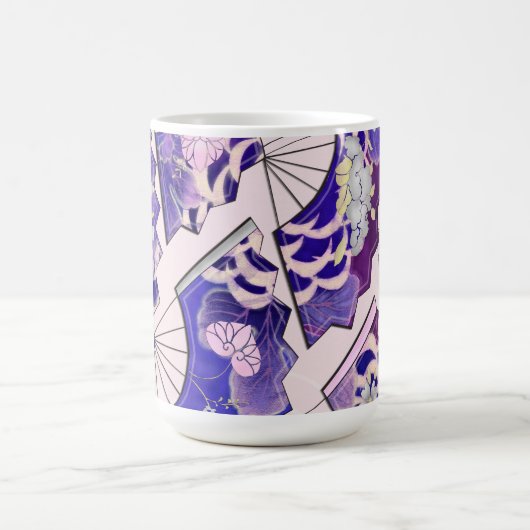 Traditionelle japanische Fans Kaffeetasse (Mittel)