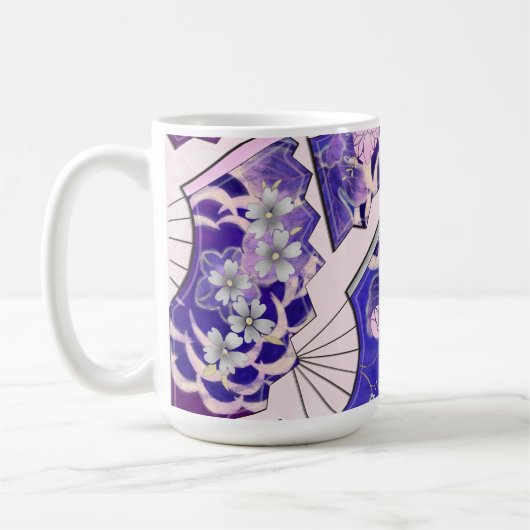 Traditionelle japanische Fans Kaffeetasse (Links)