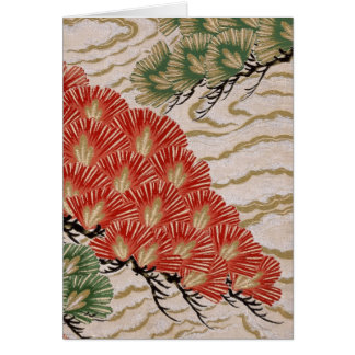 Traditionelle japanische Gewebeentwurf Karte