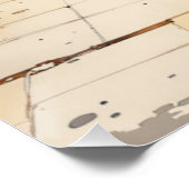 Traditionelle japanische Kimono Scene Street Art Poster (Ecke)