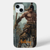 Traditionelle japanische Kriegerin Case-Mate iPhone Hülle (Rückseite)