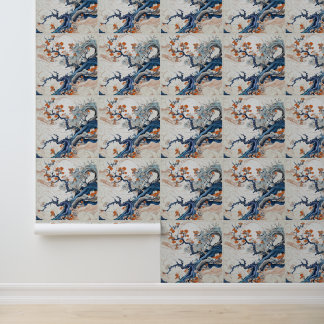 Traditionelle japanische Kutani-Zierkunst 20 Tapete