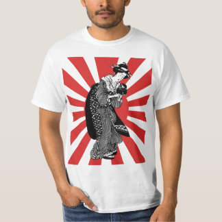 Traditionelle japanische ukiyoe Frau T-Shirt