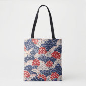 Traditionelle japanische Wave-Tasche Tasche (Vorderseite)