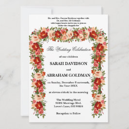 Traditionelle jüdische Einladungen zur Hochzeit -