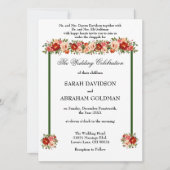 Traditionelle jüdische Einladungen zur Hochzeit (Vorderseite)