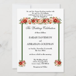 Traditionelle jüdische Einladungen zur Hochzeit