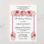 Traditionelle jüdische Einladungen zur Hochzeit -  (Vorne/Hinten)