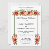 Traditionelle jüdische Einladungen zur Hochzeit - (Vorderseite)