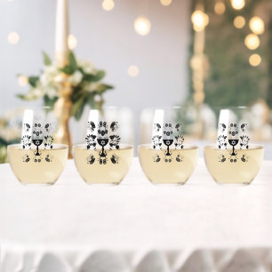 Traditionelle jüdische Geschenke für Shabbat Weinglas Ohne Stiel