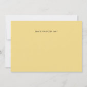 Traditionelle kalligraphische Foto Hochzeit Save The Date (Rückseite)