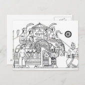 Traditionelle Kandy Possession Kandy Sri Lanka Postkarte (Vorne/Hinten)