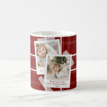 Traditionelle Karierte gemütliche Cabin Burgund Ka