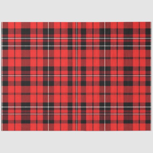 Traditionelle Karierte Tartan Populäre Kollektion Seidenpapier (Vorderseite)
