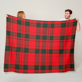 Traditionelle Karierte Tartan Populäre Rote Sammlu Fleecedecke