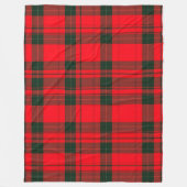 Traditionelle Karierte Tartan Populäre Rote Sammlu Fleecedecke (Vorderseite)