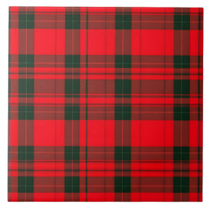 Traditionelle Karierte Tartan Populäre Rote Sammlu Fliese