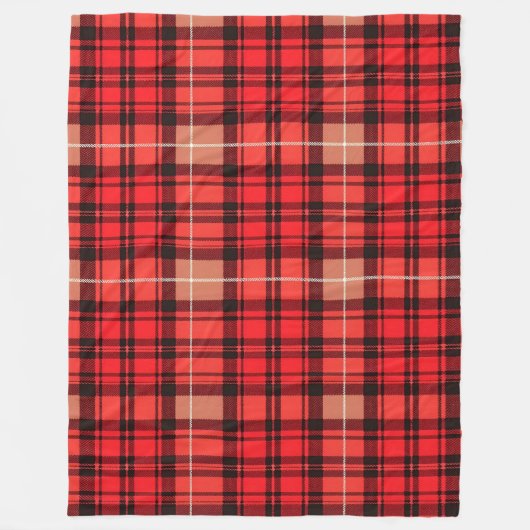 Traditionelle Karierte Tartan Trendy Collection Fleecedecke (Vorderseite)