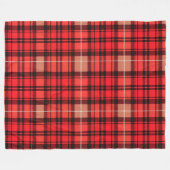 Traditionelle Karierte Tartan Trendy Collection Fleecedecke (Vorderseite (Horizontal))