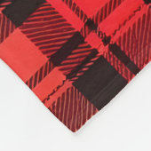 Traditionelle Karierte Tartan Trendy Collection Fleecedecke (Ecke)