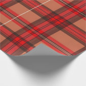 Traditionelle Karierte Tartan Trendy Collection Geschenkpapier (Ecke)