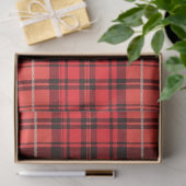 Traditionelle Karierte Tartan Trendy Collection Seidenpapier (Geschenk)