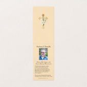 Traditionelle katholische Beerdigung Jesus Gebetsk Visitenkarten (Innenseite Aufgefaltet)