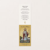 Traditionelle katholische Beerdigung Jesus Gebetsk Visitenkarten (Außenseite Aufgefaltet)