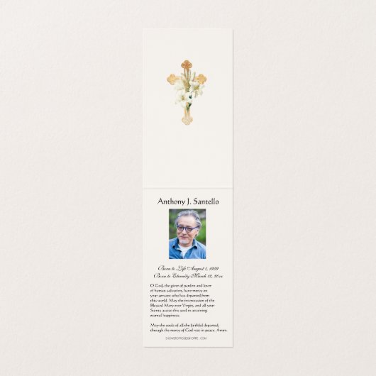 Traditionelle katholische Beerdigung Jesus Gebetsk Visitenkarten (Innenseite Aufgefaltet)