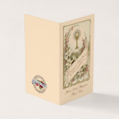 Traditionelle Katholische Erste Heilige Kommunion Visitenkarten (Vorderseite)