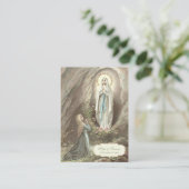 Traditionelle katholische Gastgeschenk Hochzeit He Visitenkarte (Stehend Vorderseite)