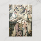 Traditionelle katholische Gastgeschenk Visitenkarte (Vorderseite)