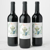 Traditionelle Katholische Heilige Kommunion Eukaly Weinetikett (Flaschen)