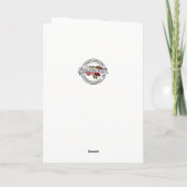 Traditionelle katholische Hochzeit gesegnete Jungf Karte (Rückseite)