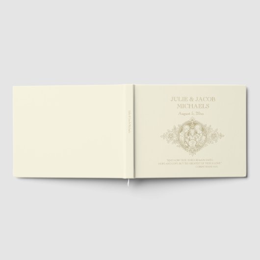 Traditionelle katholische Hochzeit Heilige Familie Gästebuch (Voll)
