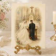 Traditionelle katholische Hochzeitsaltar-Segnungen