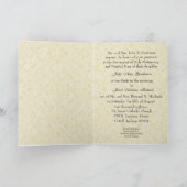 Traditionelle katholische Hochzeitseinladung Karte (Innenseite)